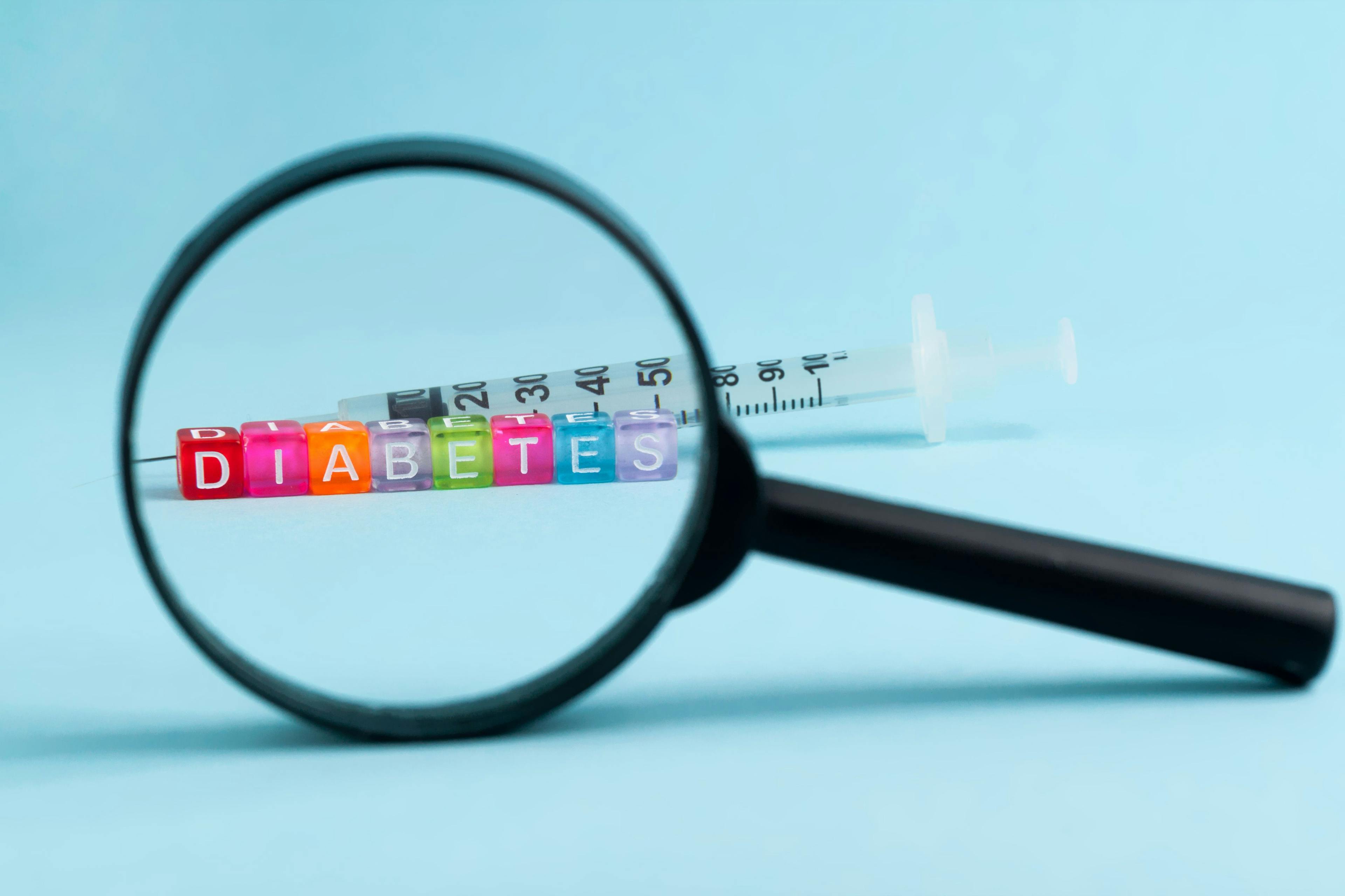 magnifying glass that highlights the word diabetes | Image credit: ©Goffkein  stock.adobe.com