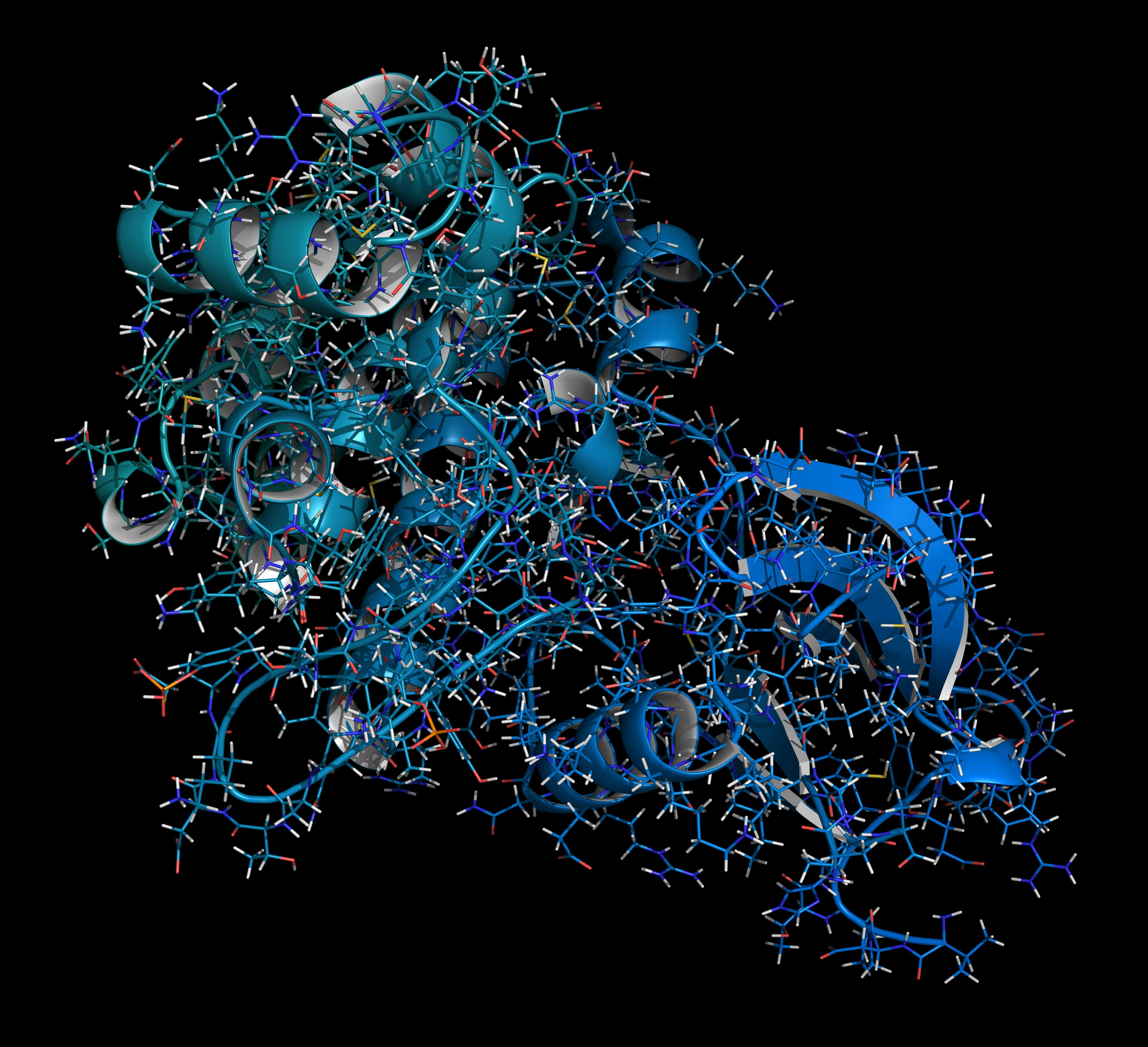 3D image of Janus kinase 1 protein | Image credit: © molekuul.be   stock.adobe.com