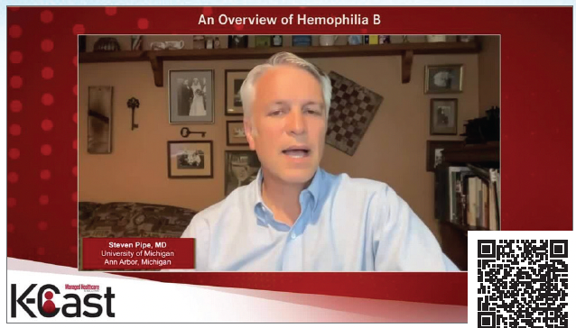 Steven Pipe, M.D., an coagulation disorder expert at the University of Michigan, provided an overview of new developments in gene therapy for hemophilia.