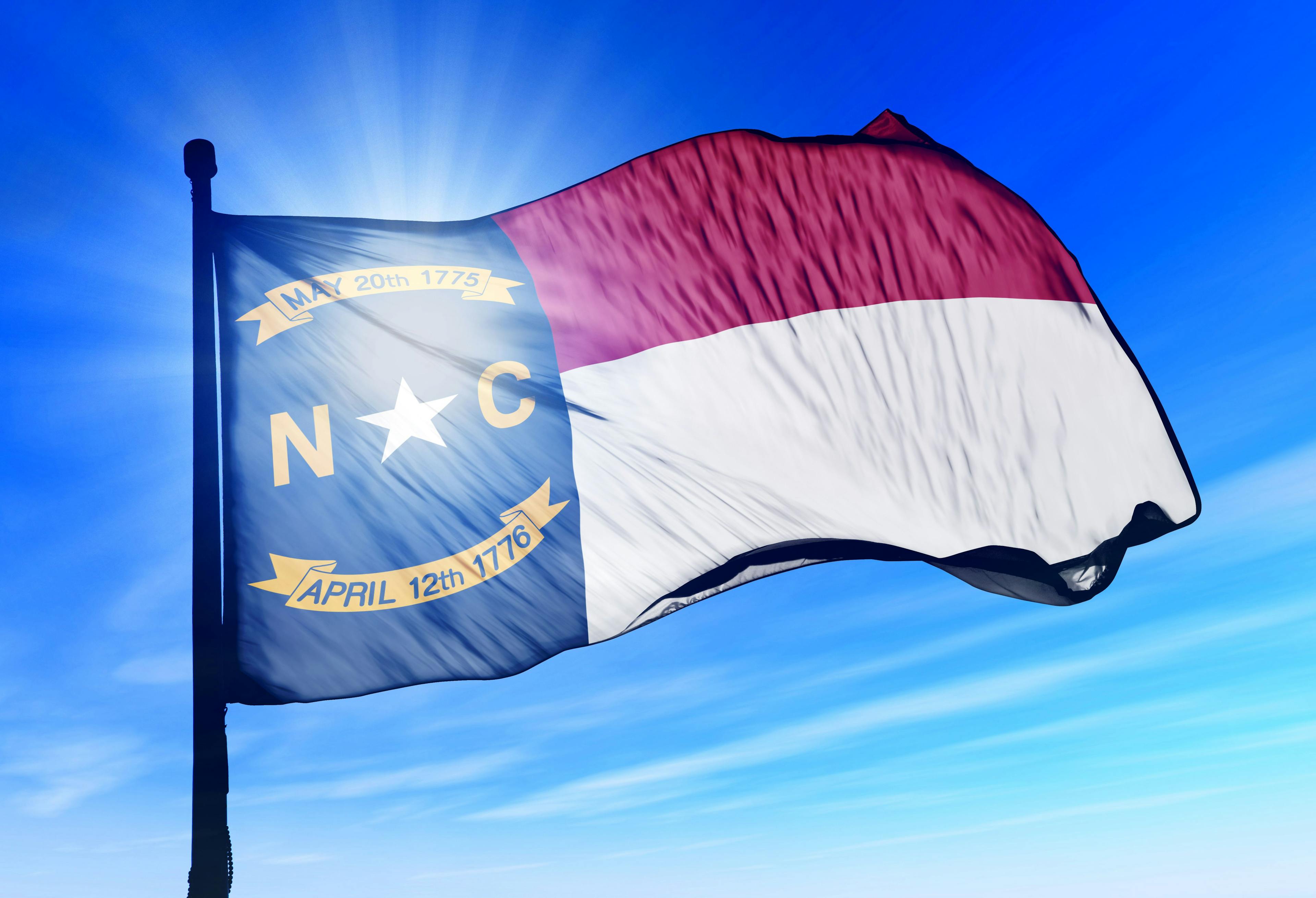 North Carolina flag © Lulla - stock.adobe.com