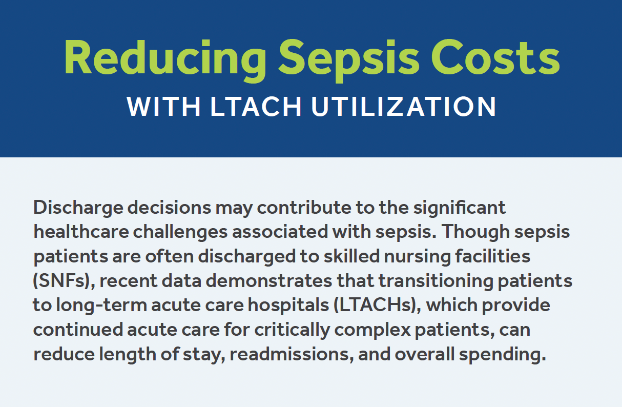 Reducing Sepsis Costs with Ltach Utilization