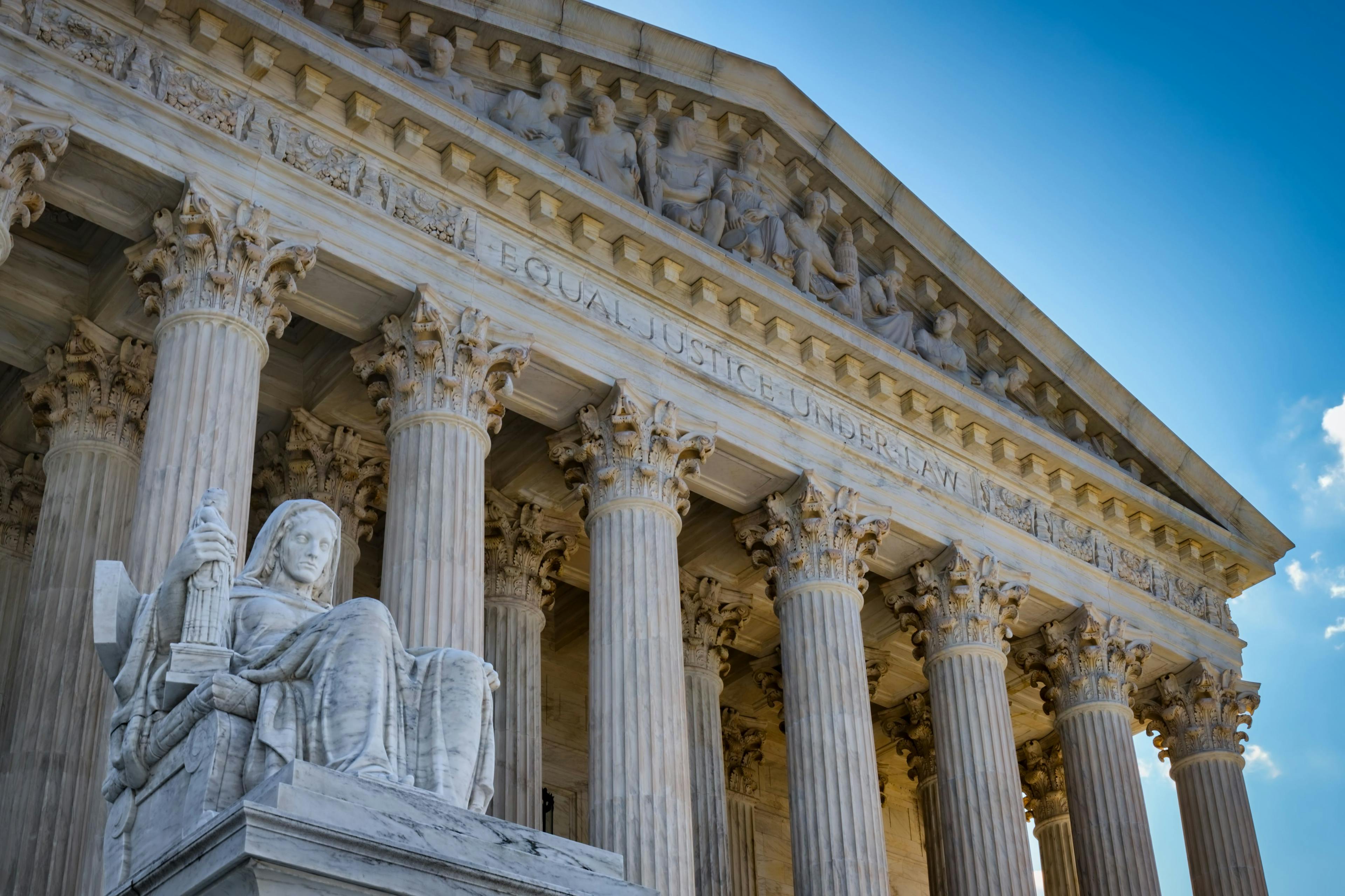 Supreme Court building pediment | Image credit: © Ben Chizek   stock.adobe.com