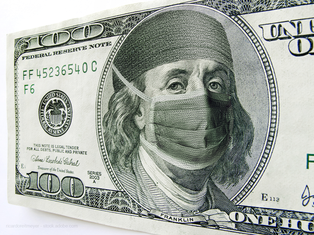 Money healthcare concept
