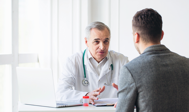 doctor meeting with patient