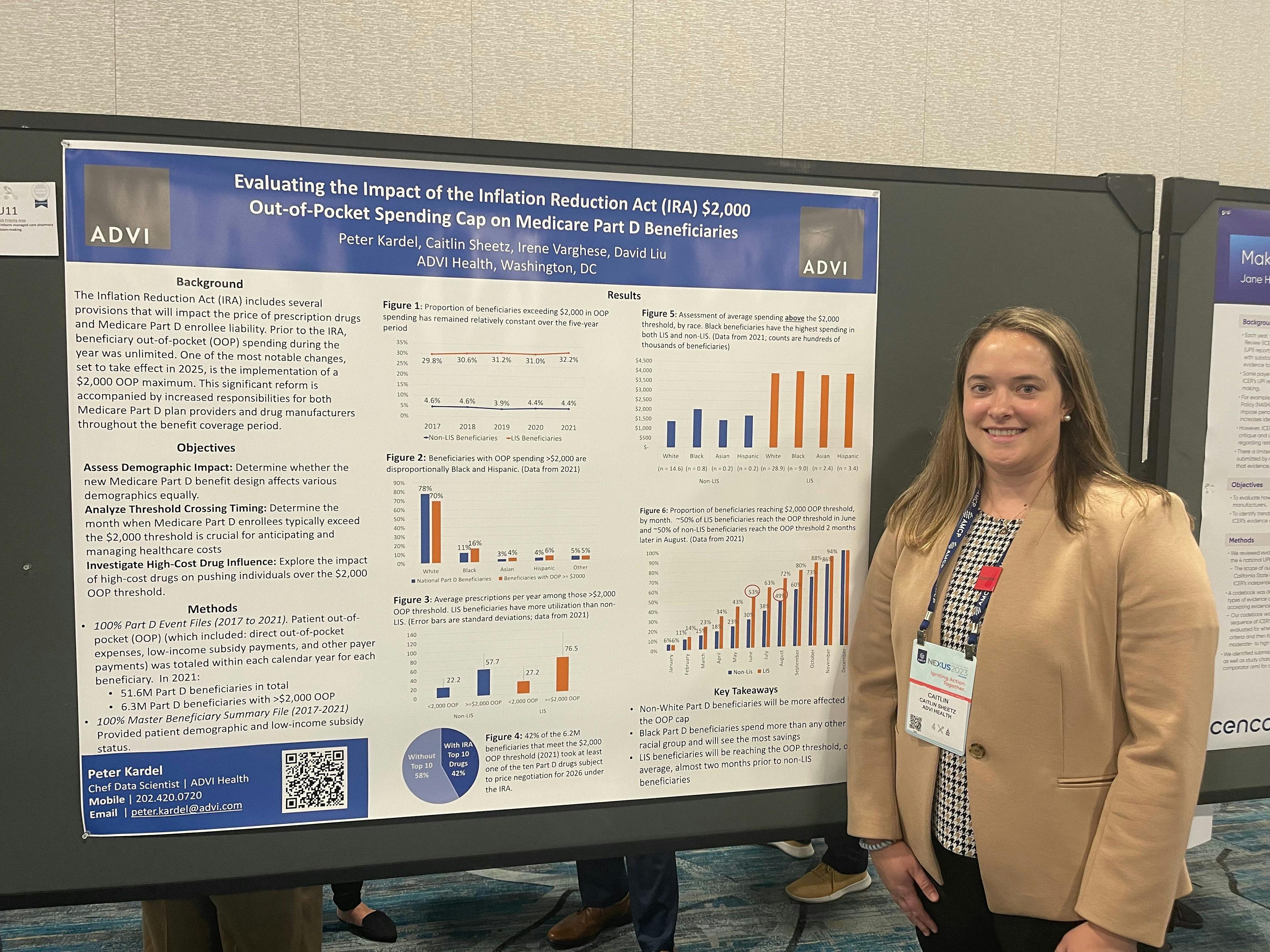 Caitlin Sheetz, vice president and head of analytics at ADVI Health and co-author of the analysis, told MHE that the study sheds light on what's going to happen to this particular patient group most affected by the OOP cap.